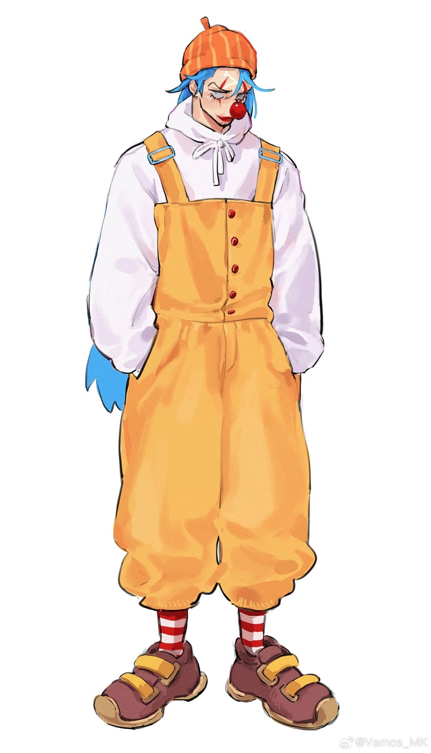 buggy the clown (one piece) drawn by vamos_mk