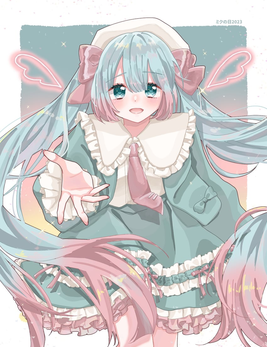hatsune miku (vocaloid) drawn by ratemeru