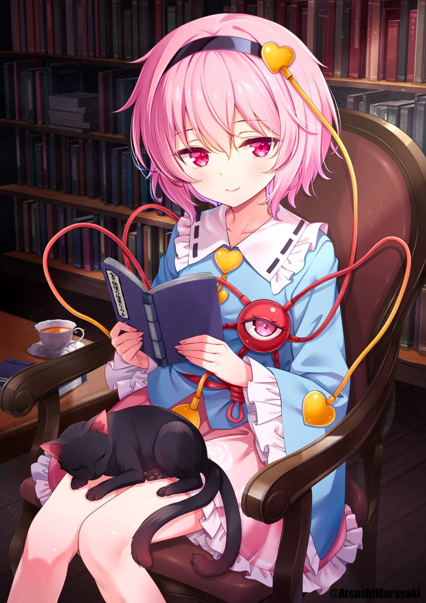 komeiji satori and kaenbyou rin (touhou) drawn by murasaki_atsushi