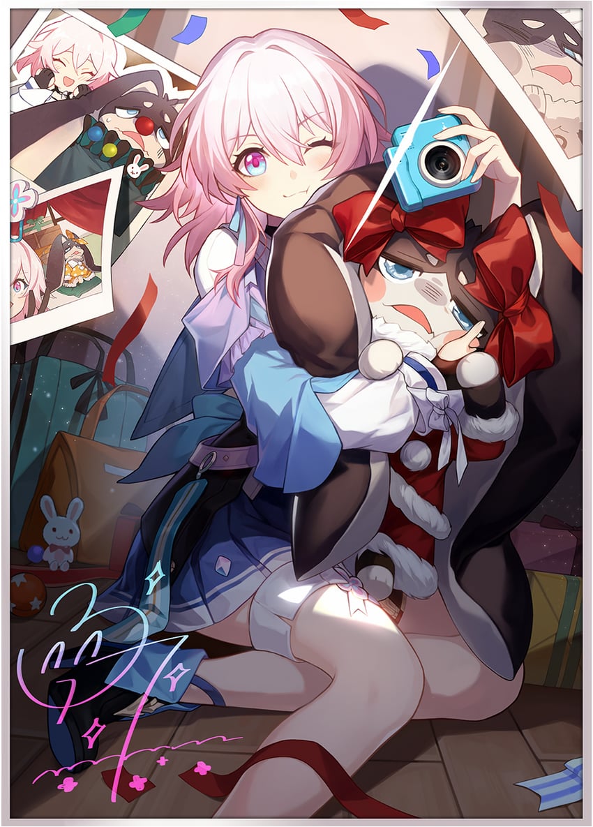 march 7th and pom-pom (honkai and 1 more)
