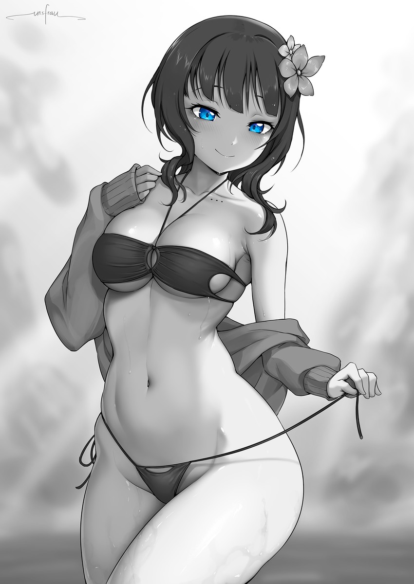 asaka karin (love live! and 1 more) drawn by unsfrau