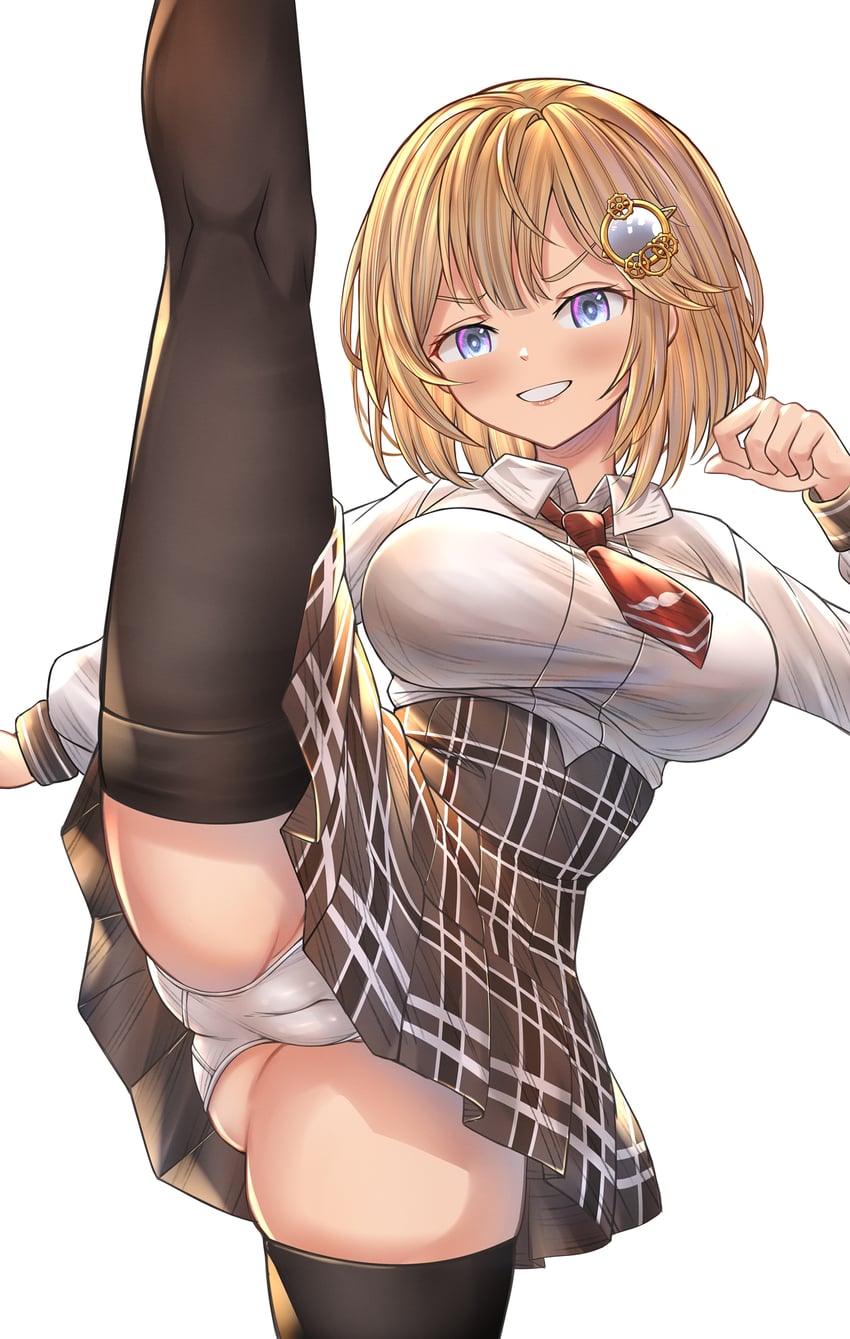 watson amelia (hololive and 1 more) drawn by honkivampy