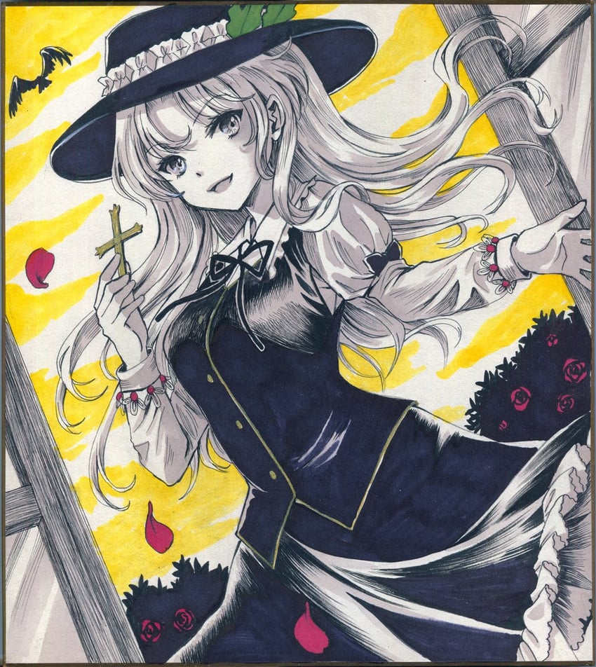 jacket girl (touhou and 1 more) drawn by hajike_akira