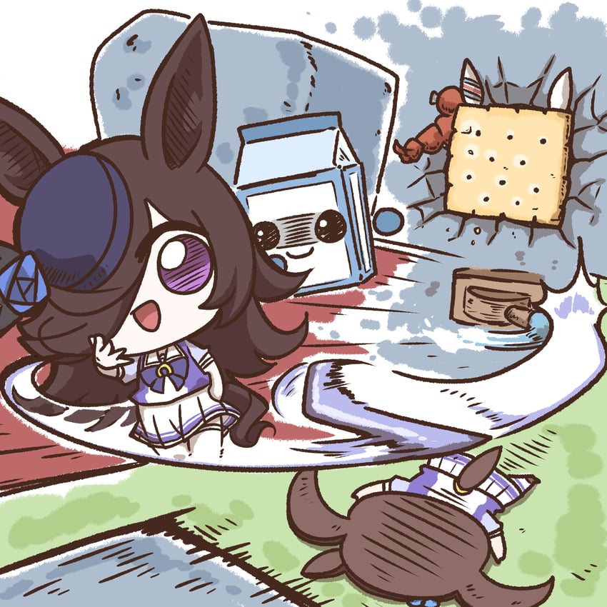 rice shower, katsuragi ace, and hishi akebono (umamusume and 2 more) drawn by forgemod1oader