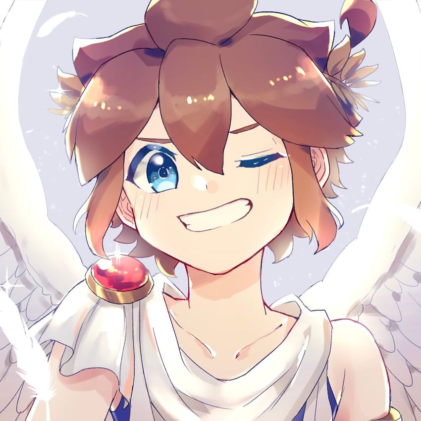 pit (kid icarus and 1 more) drawn by waffuum