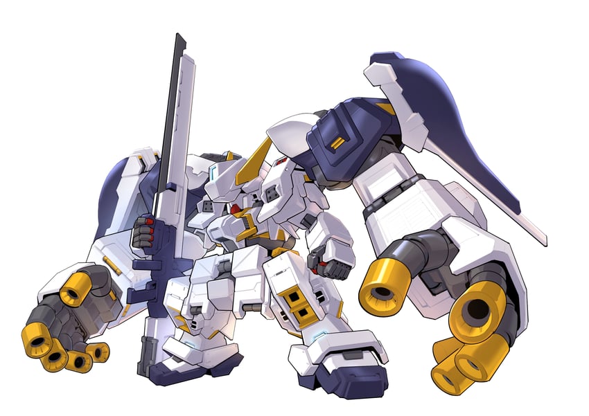 gundam tr-1 hazel owsla (gundam and 2 more) drawn by zakuma