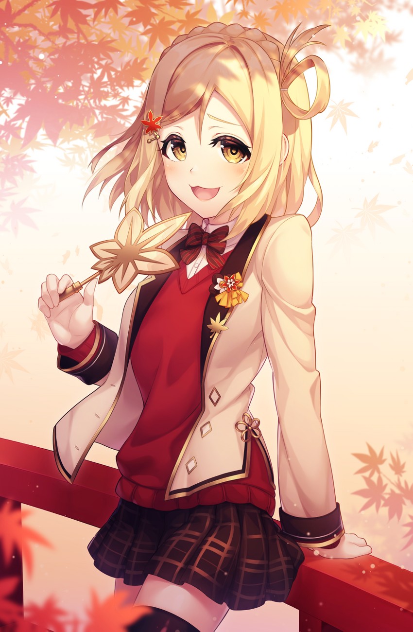 ohara mari (love live! and 2 more) drawn by kyouou_ena