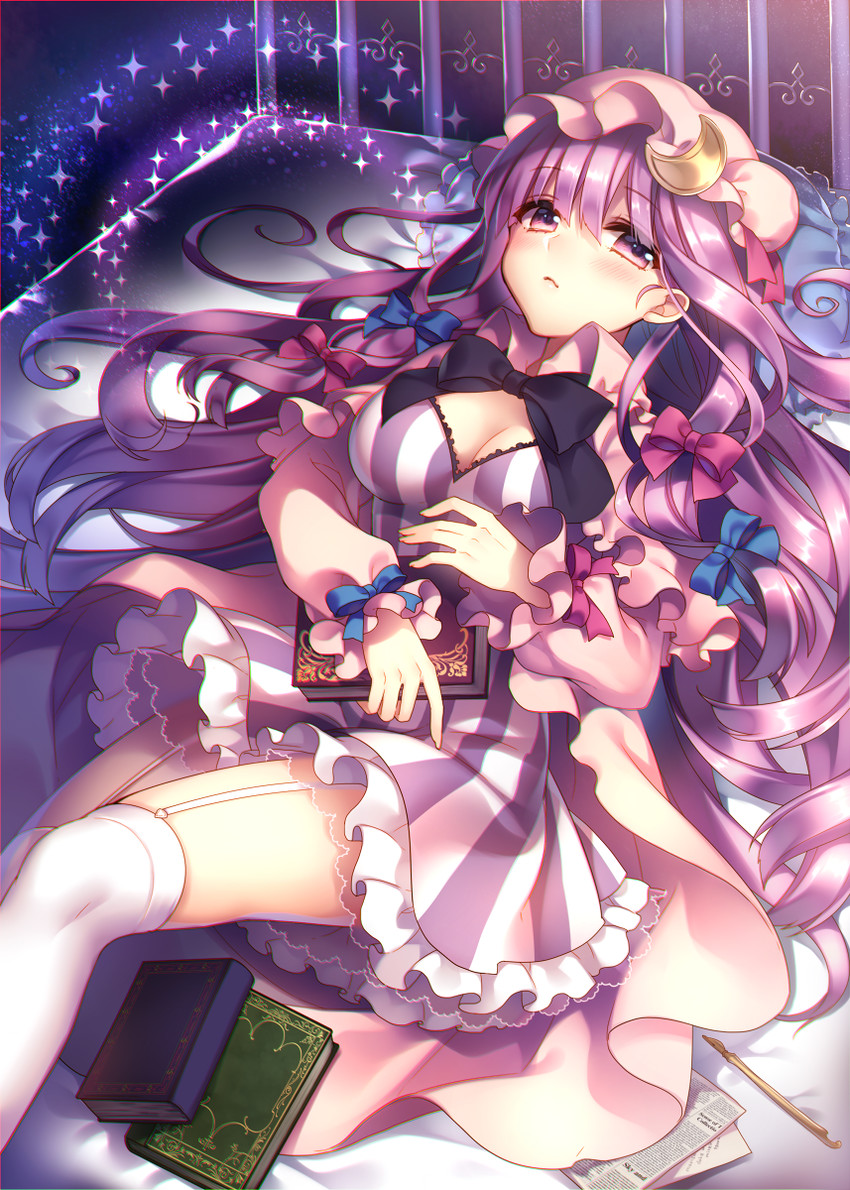 patchouli knowledge (touhou) drawn by masaru.jp