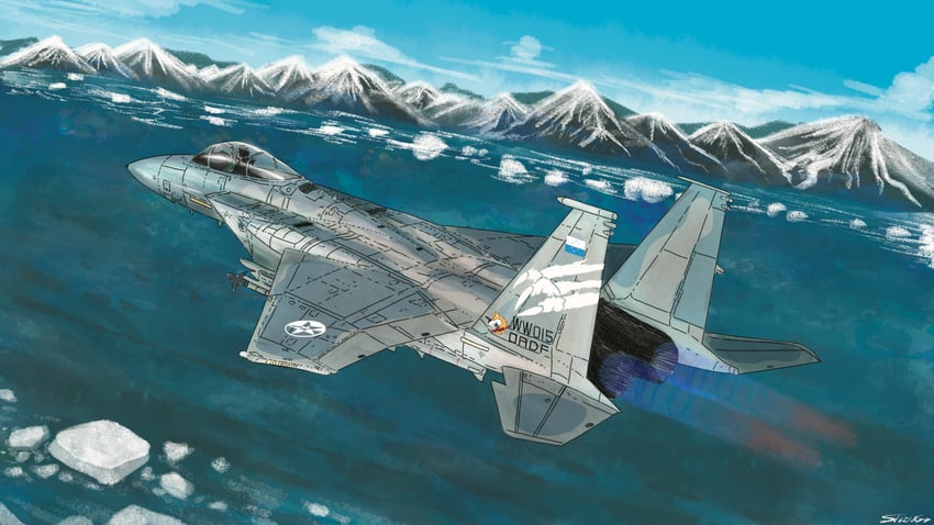 trigger (ace combat and 1 more) drawn by shinji_(shinjisq)