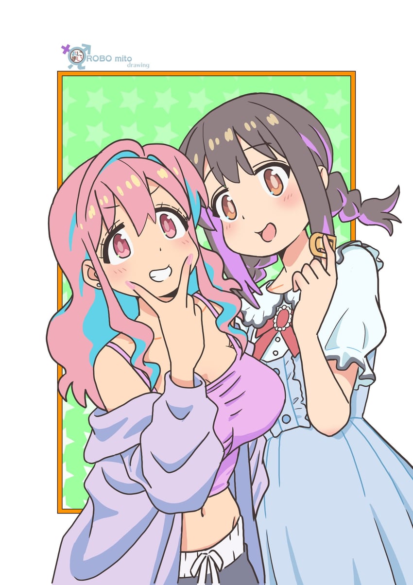 oyama mihari and hozuki kaede (onii-chan wa oshimai!) drawn by robomito