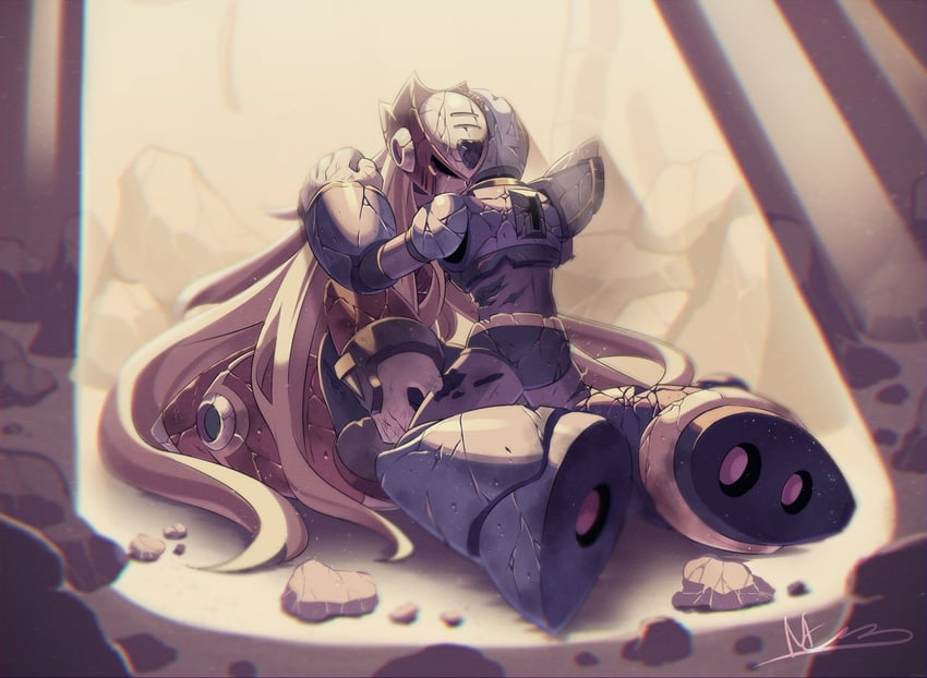 zero and x (mega man and 1 more) drawn by mcnr