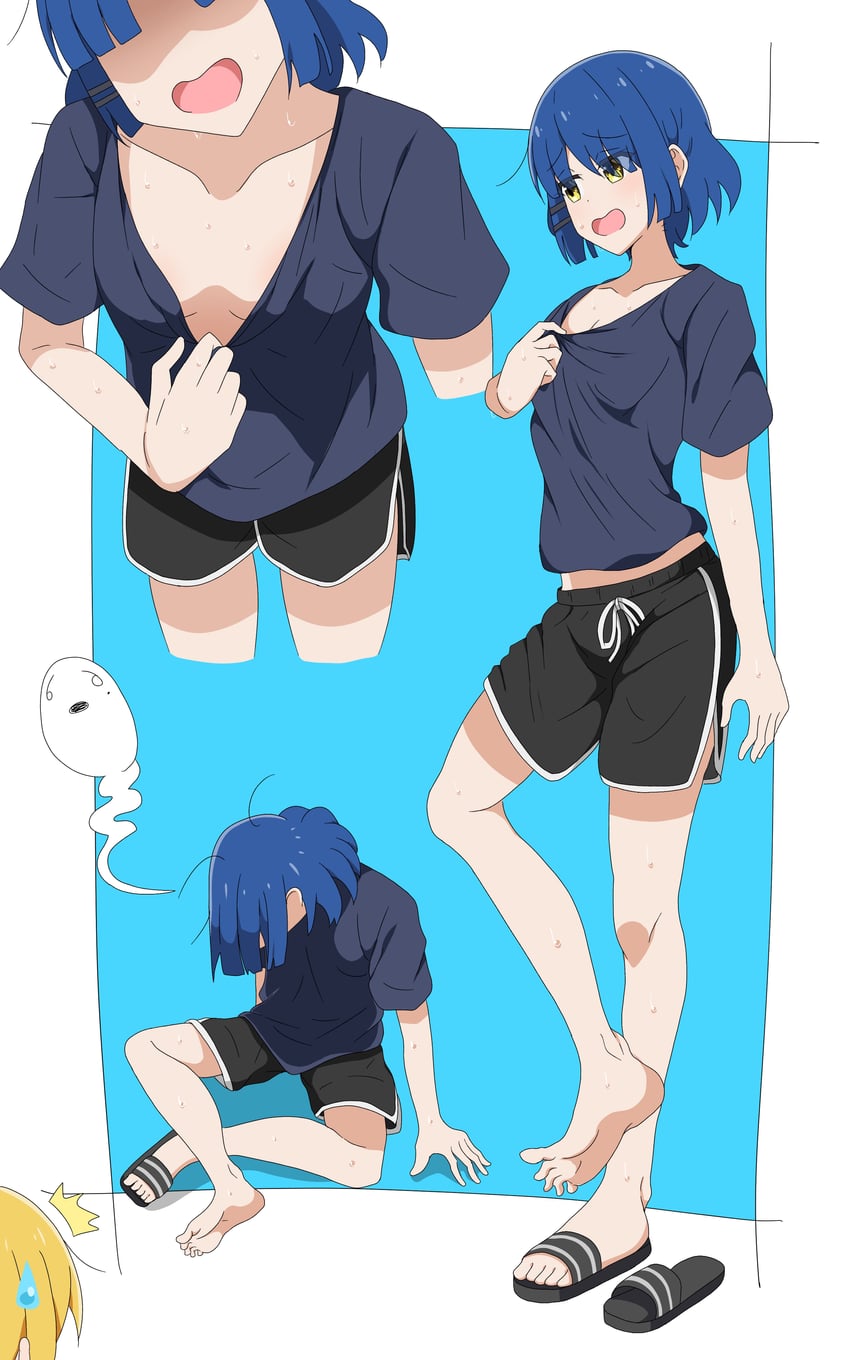 ijichi nijika and yamada ryo (bocchi the rock!) drawn by yuuhi_(yuyuhihi)