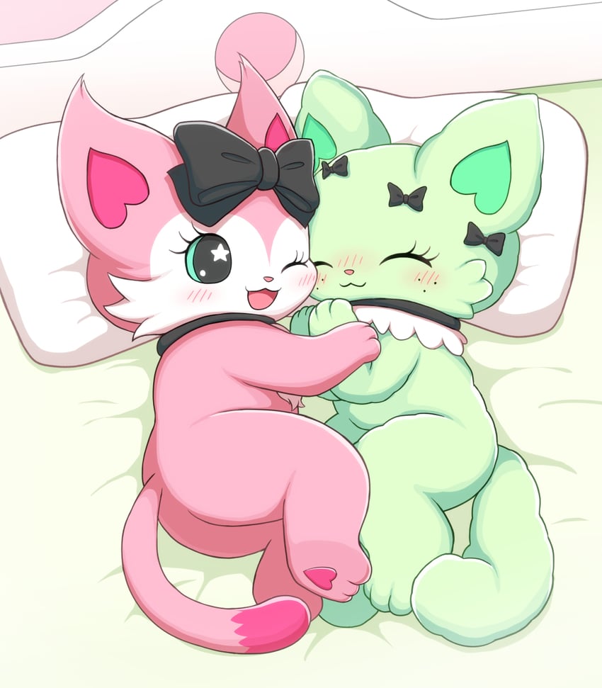 mia and emma (sanrio and 1 more) drawn by remoa_(kuremoa3912)