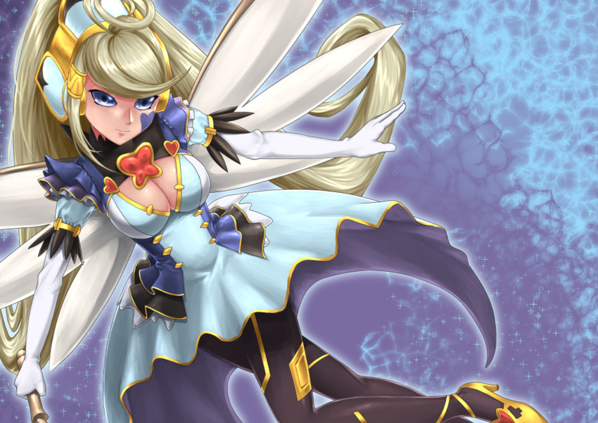 trickstar holly angel (yu-gi-oh! and 1 more) drawn by dorumam