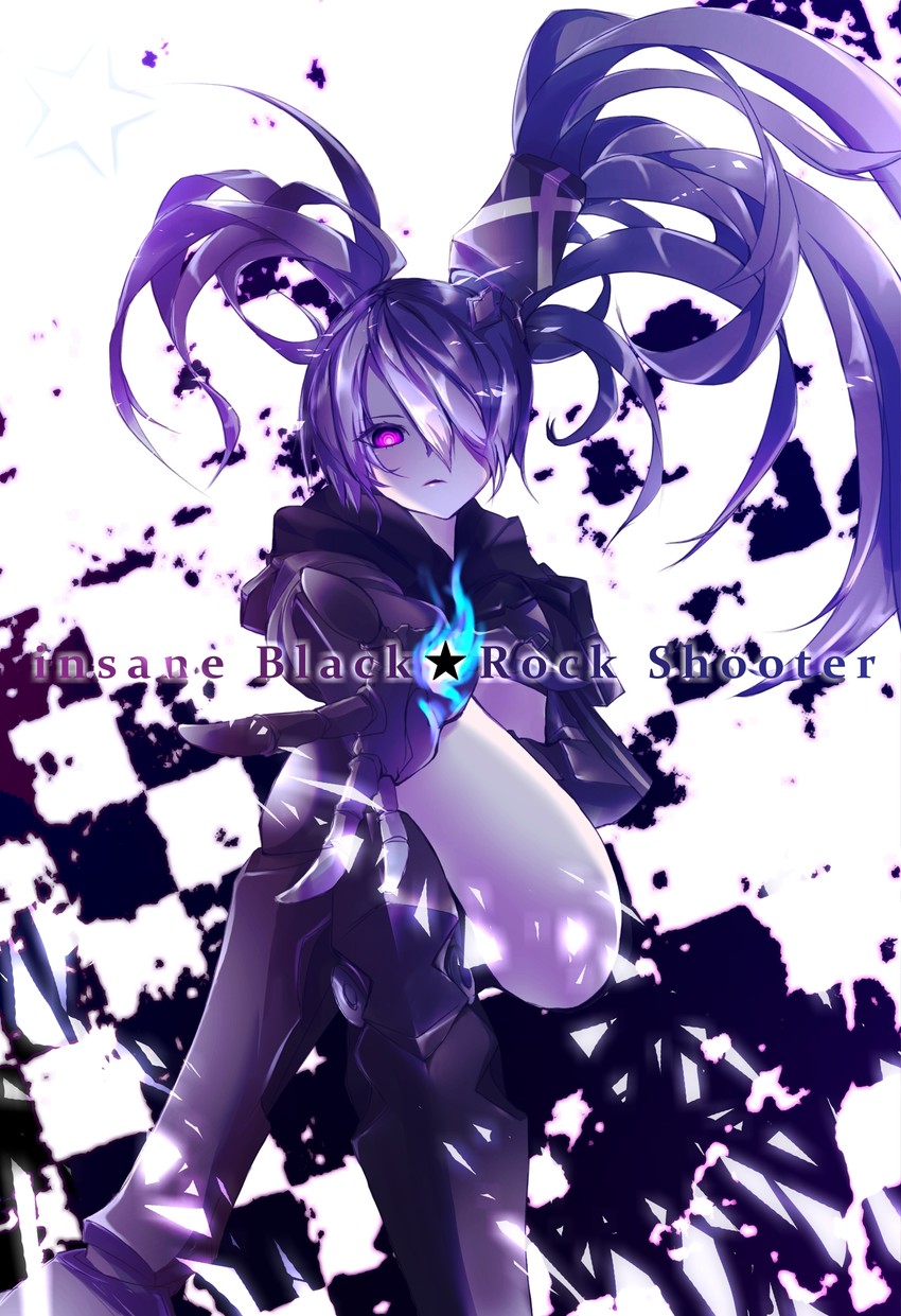 insane black rock shooter (black rock shooter) drawn by takka_(aegis9294)
