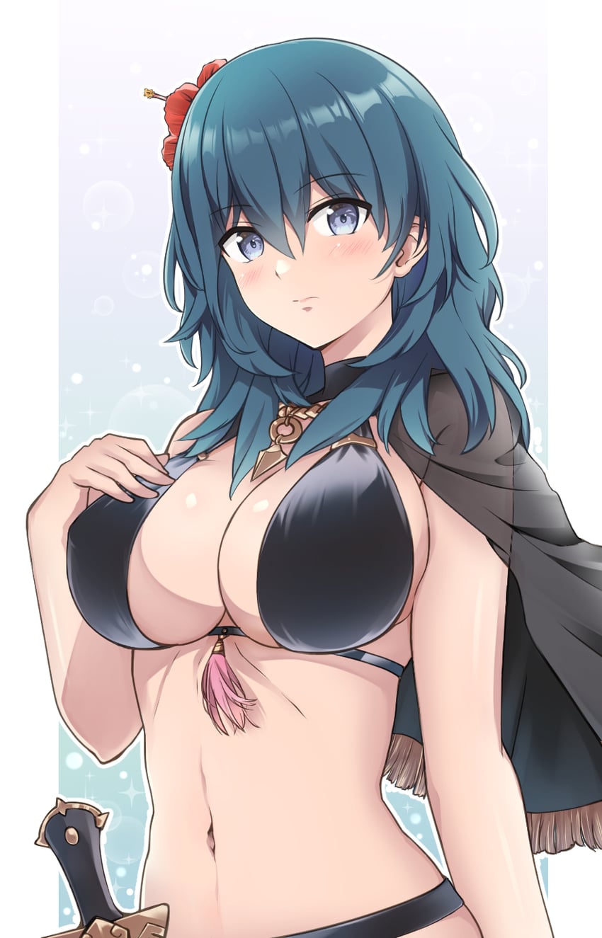 female byleth (fire emblem and 2 more) drawn by komurice