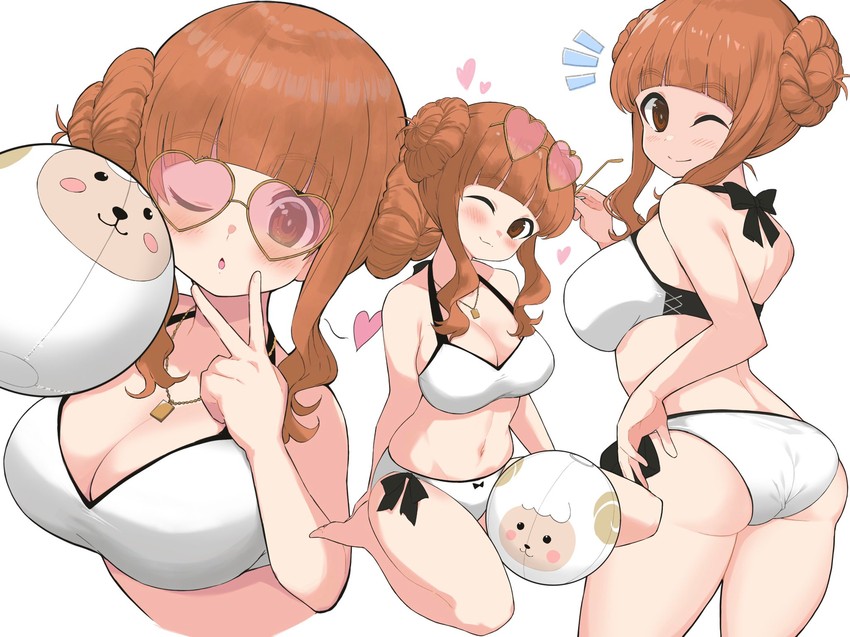 takebe saori (girls und panzer and 1 more) drawn by yabai_gorilla