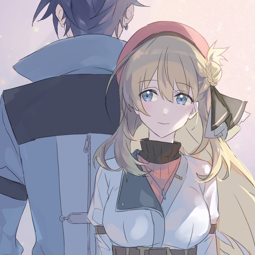 agnes claudel and van arkride (eiyuu densetsu and 1 more) drawn by poki_(as9861164216765)