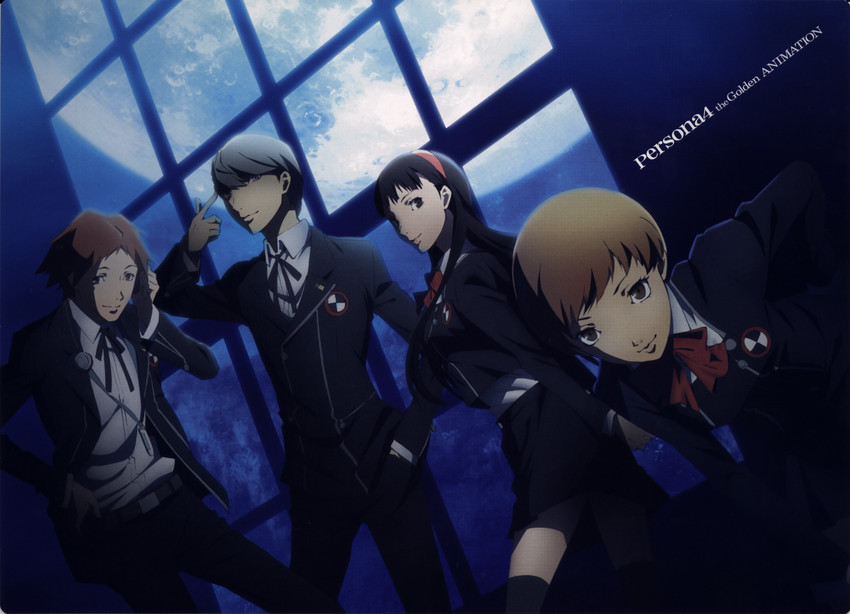 narukami yu, yuuki makoto, satonaka chie, amagi yukiko, hanamura yousuke, and 1 more (persona and 3 more) drawn by toya_kento