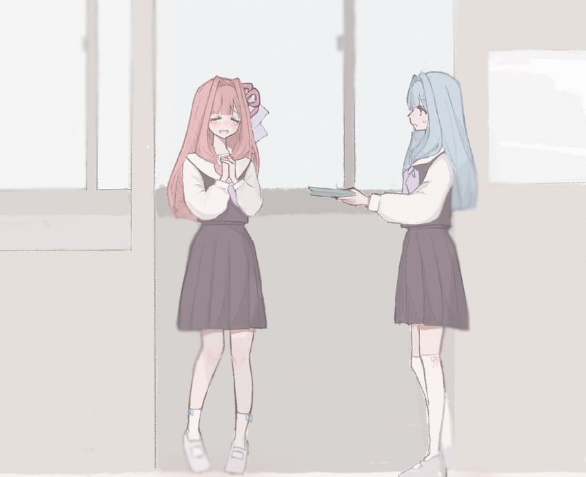 kotonoha akane and kotonoha aoi (voiceroid) drawn by mu_(fyt8ozu7rxqyoy4)