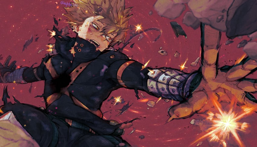 bakugou katsuki (boku no hero academia) drawn by cou_(captain_armstrong)