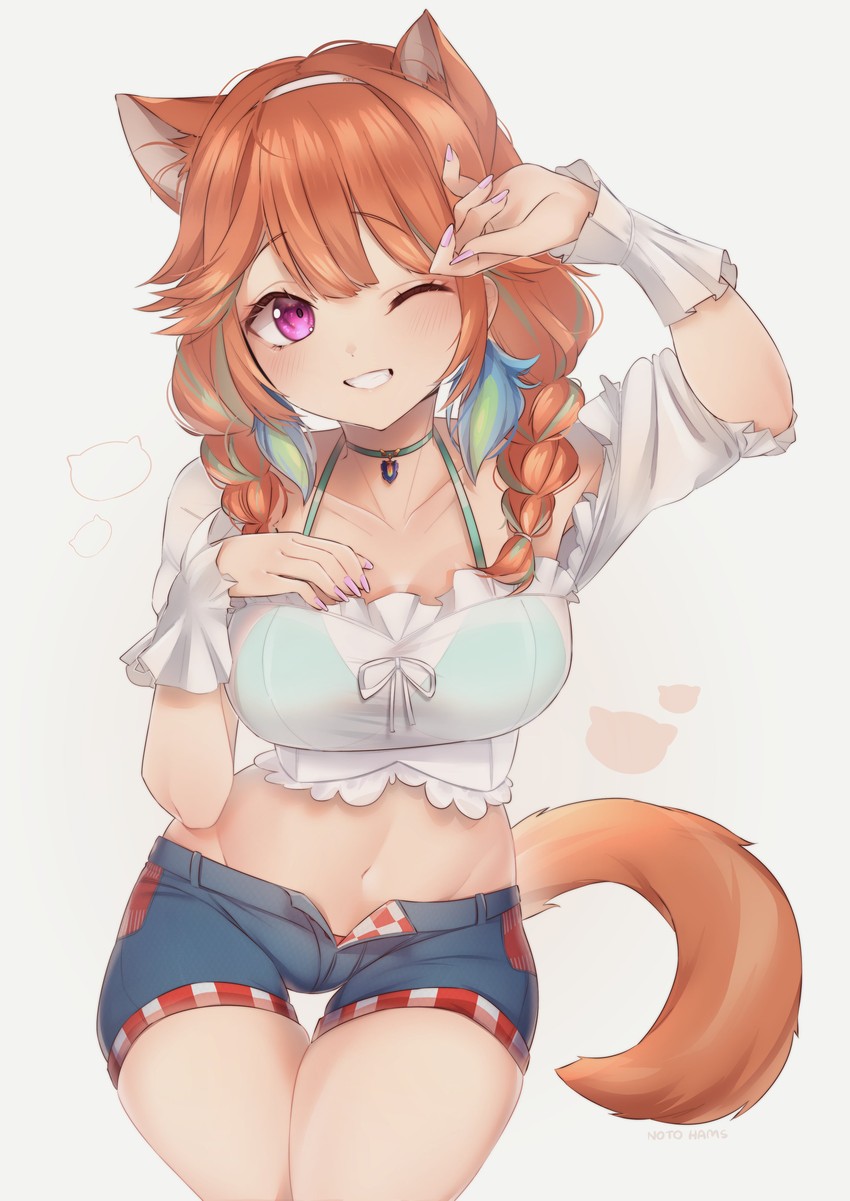 takanashi kiara (hololive and 1 more) drawn by noto_hams