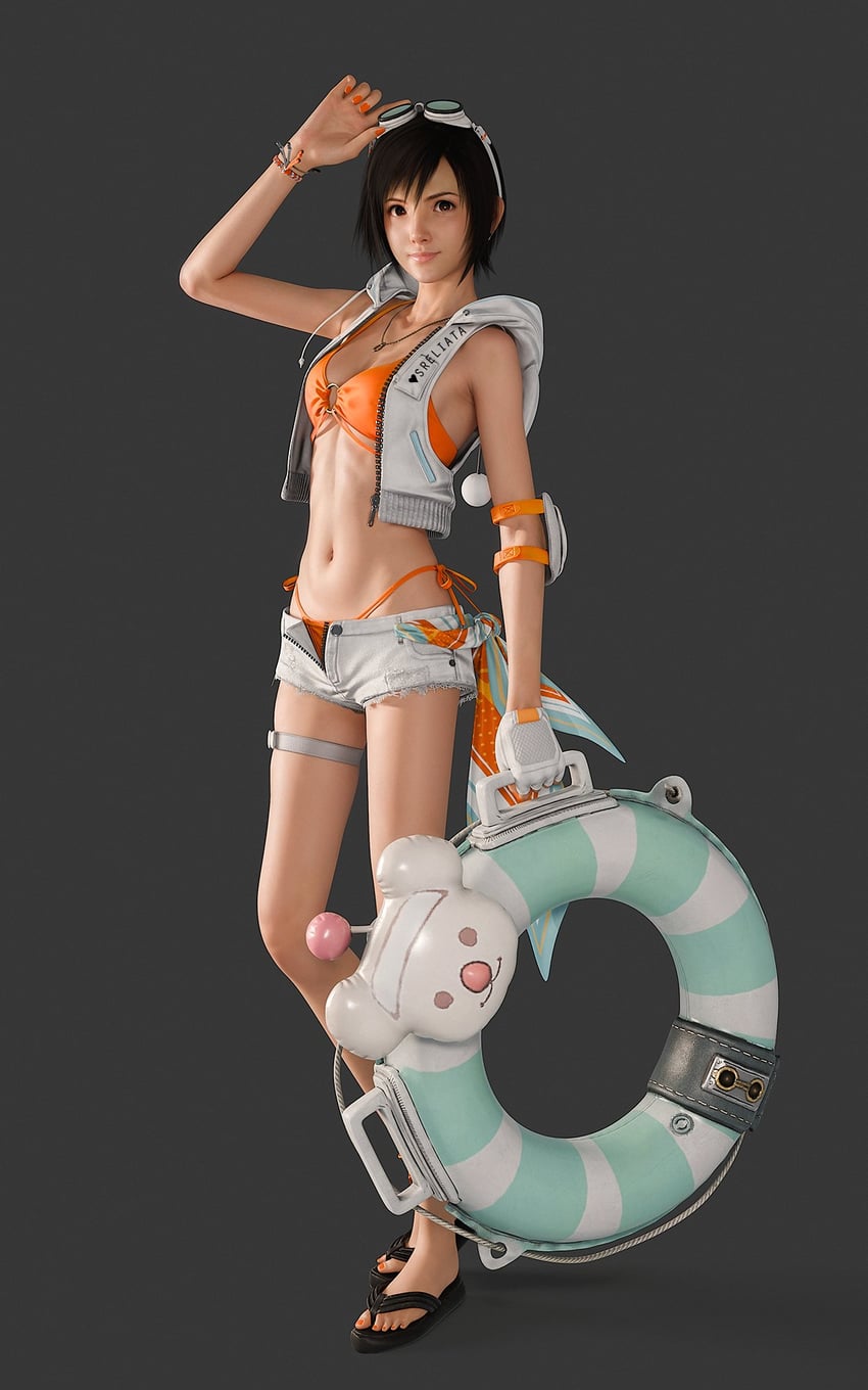 yuffie kisaragi (final fantasy and 3 more) drawn by sreliata