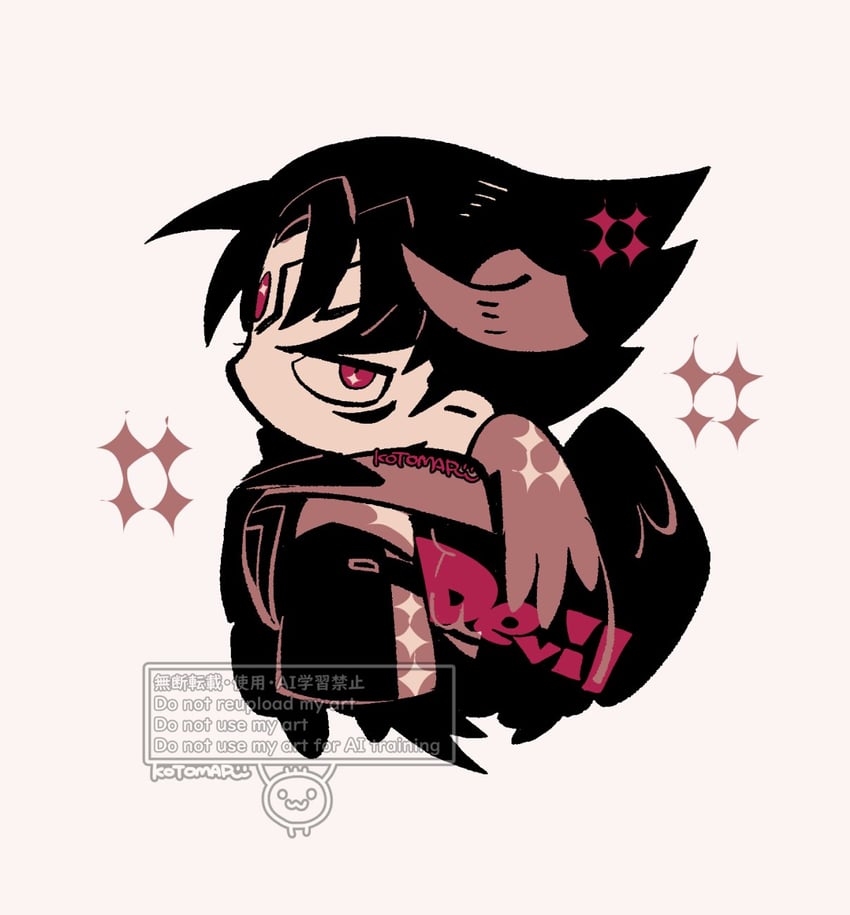 kazama jin and devil jin (tekken) drawn by kotorai