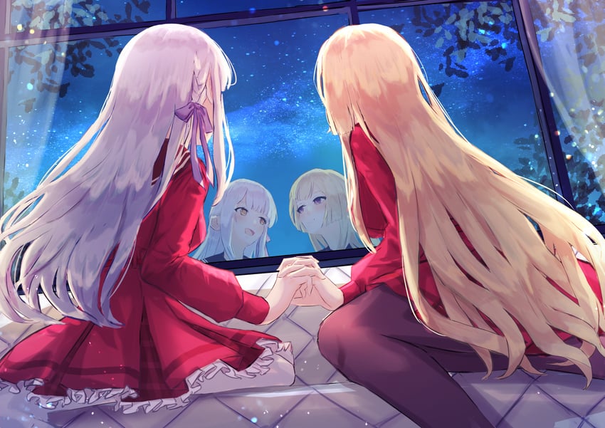 kon kanaho and miyagawa takane (assault lily) drawn by benevole