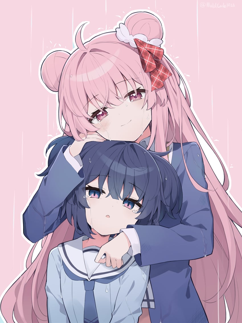 matsuzaka satou and koube shio (happy sugar life) drawn by maidcode1023