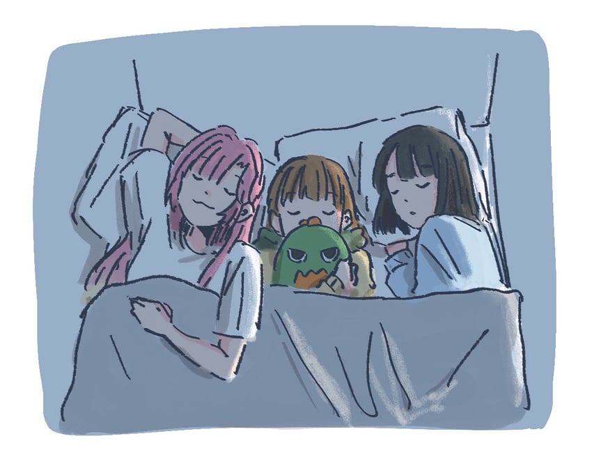 momose ginko, anyoji hime, kachimachi kosuzu, and gonzales (love live! and 1 more) drawn by mizoe