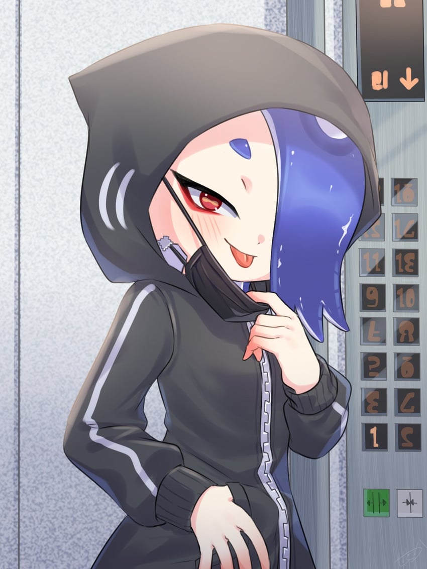 shiver (splatoon and 1 more) drawn by amakusa_setoka