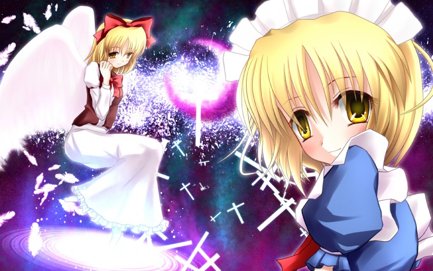 gengetsu and mugetsu (touhou and 1 more) drawn by mille