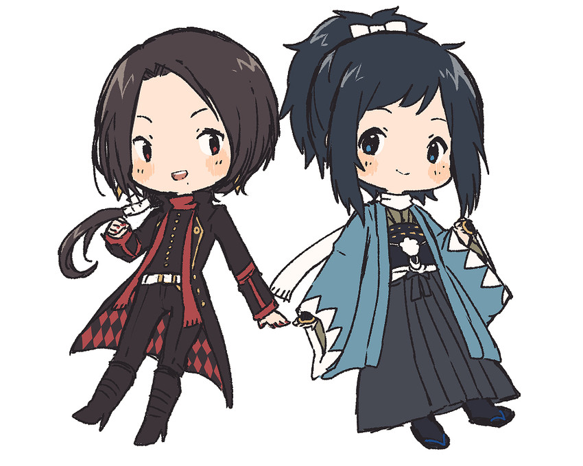 kashuu kiyomitsu and yamato-no-kami yasusada (touken ranbu) drawn by matsuki_(mikipingpong)