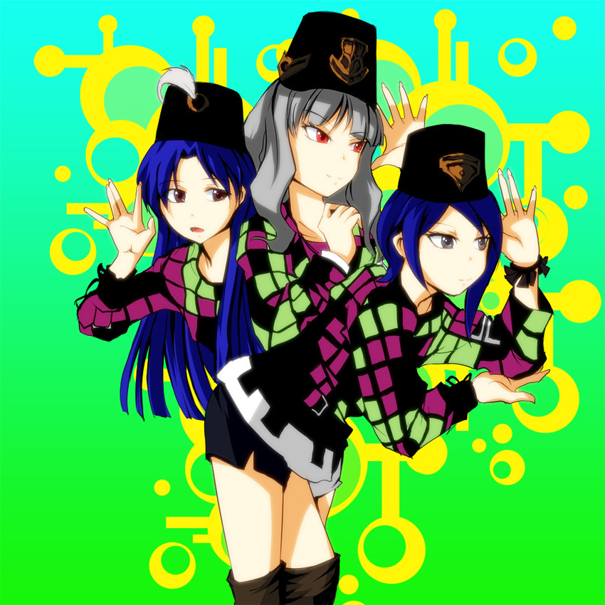 kisaragi chihaya, shijou takane, and mizutani eri (idolmaster and 2 more) drawn by akenoin_soumon