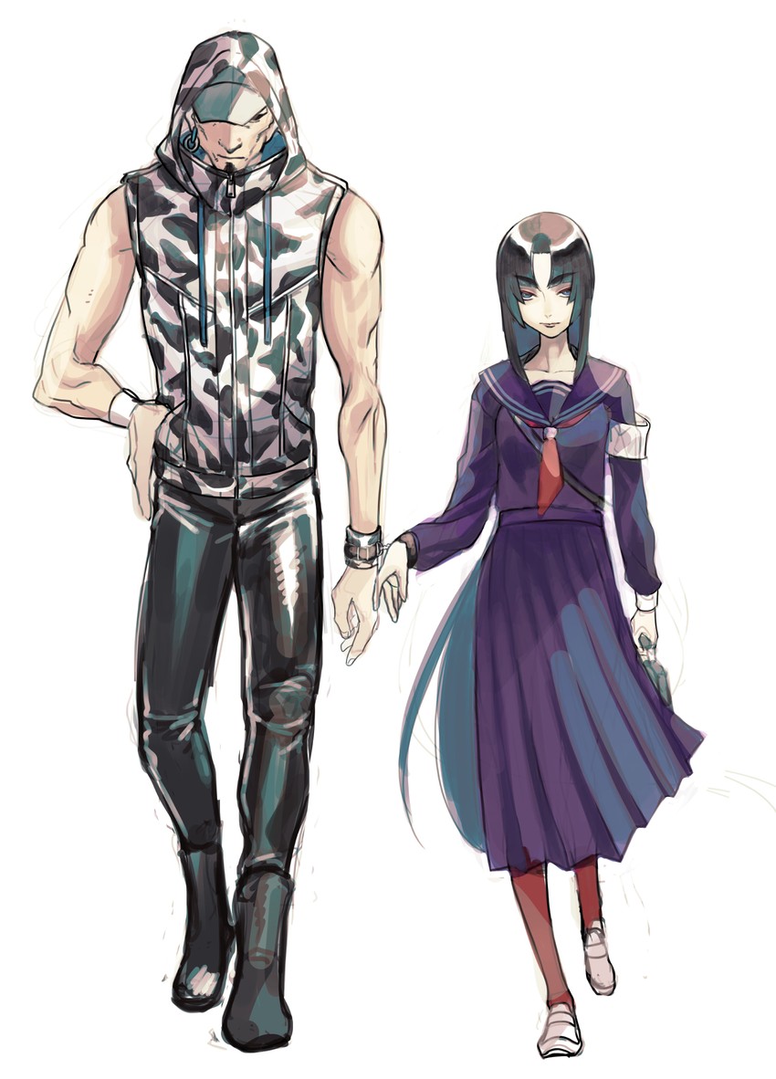 ushiwakamaru and musashibou benkei (fate and 1 more) drawn by rokkotsu