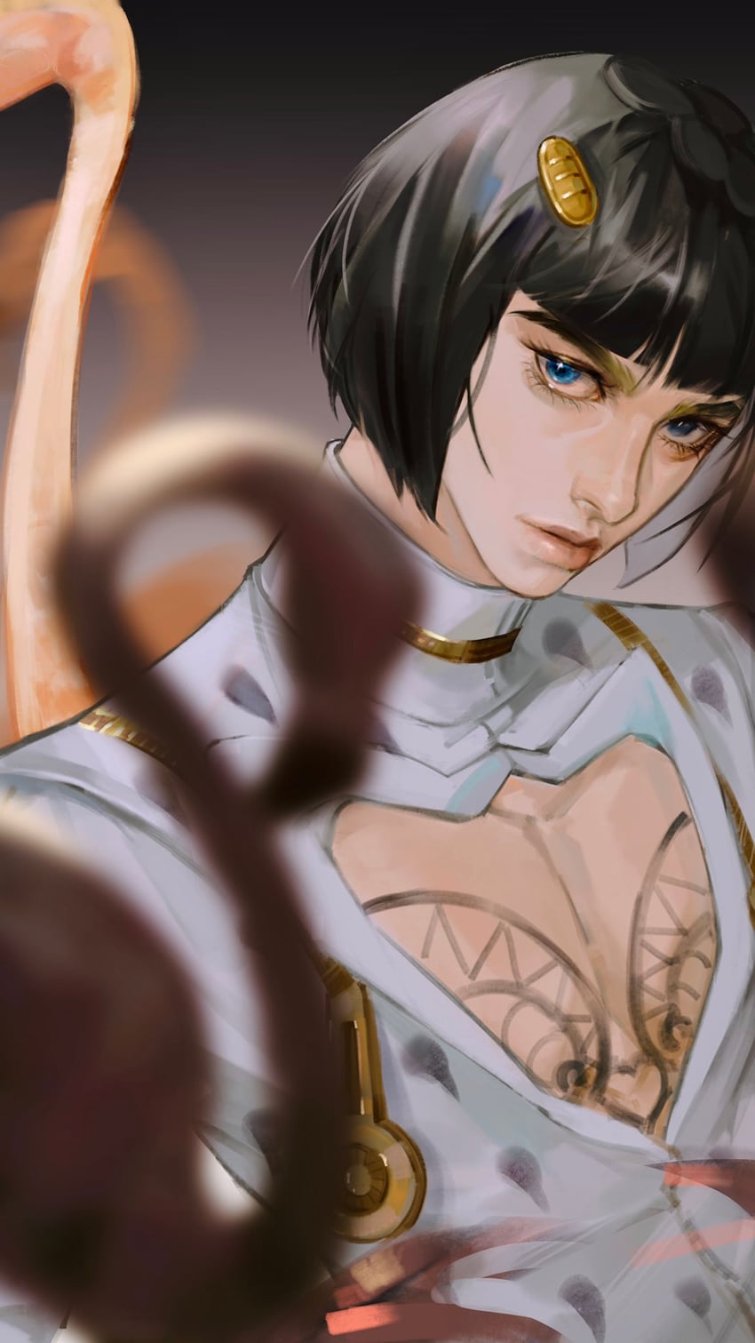 bruno bucciarati (jojo no kimyou na bouken and 1 more) drawn by sxx7_sxx7