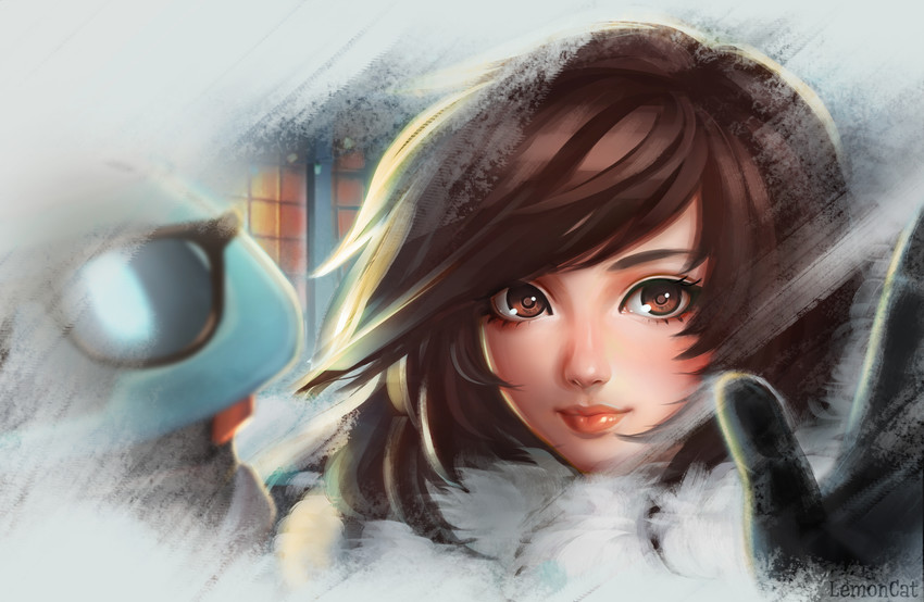 mei (overwatch and 1 more) drawn by lemon_cat