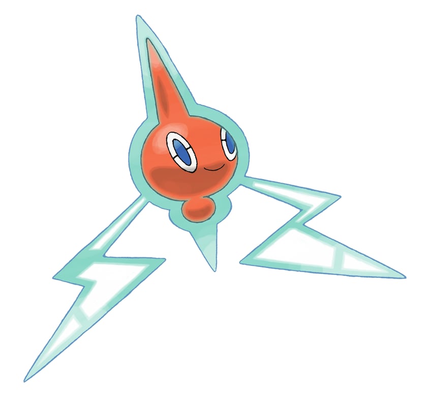 rotom (pokemon and 1 more) drawn by sugimori_ken