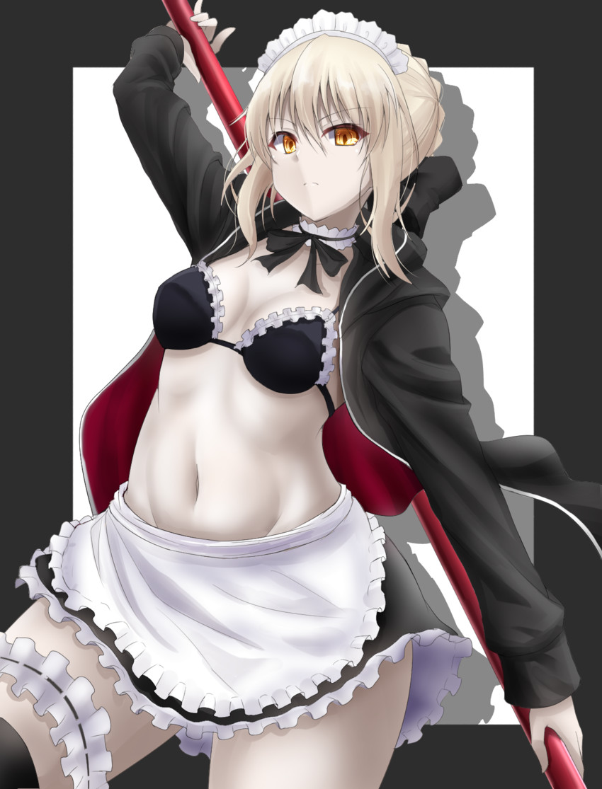 artoria pendragon and saber alter (fate and 1 more) drawn by denpa_(denpae29)