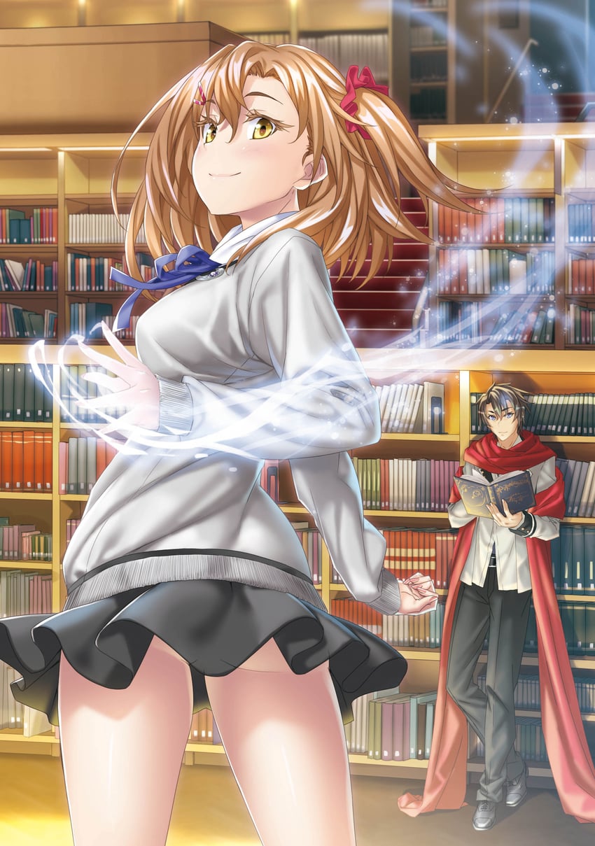 katou rina and takioto kousuke (magical explorer) drawn by kannatsuki_noboru