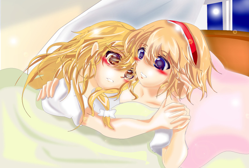 kirisame marisa and alice margatroid (touhou) drawn by chi-chi_(pixiv984250)