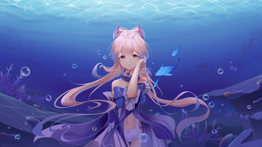 sangonomiya kokomi (genshin impact) drawn by bingchuan_xian_yu_huang