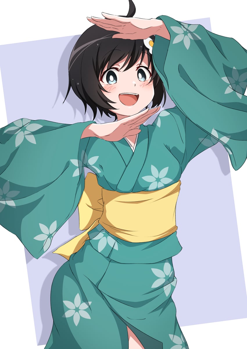 araragi tsukihi (monogatari and 1 more) drawn by nishizuki_shino