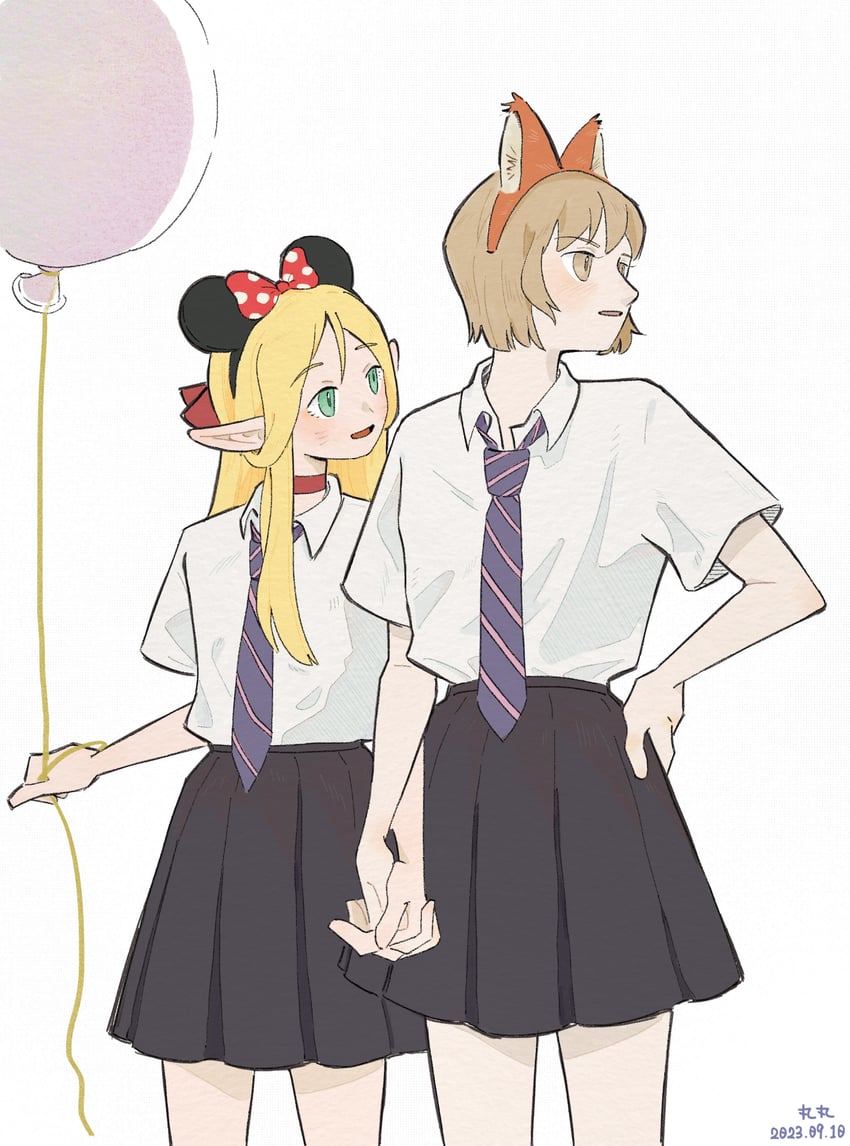 marcille donato and falin touden (dungeon meshi) drawn by nicole_(nicoleyangwenyi)