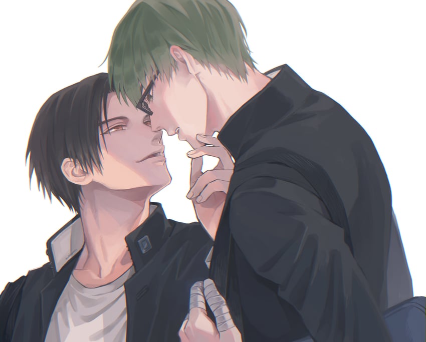 midorima shintarou and takao kazunari (kuroko no basuke) drawn by user_cpyz8833
