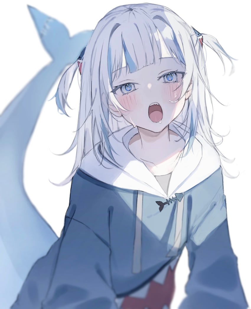 gawr gura (hololive and 1 more) drawn by kagaku_o