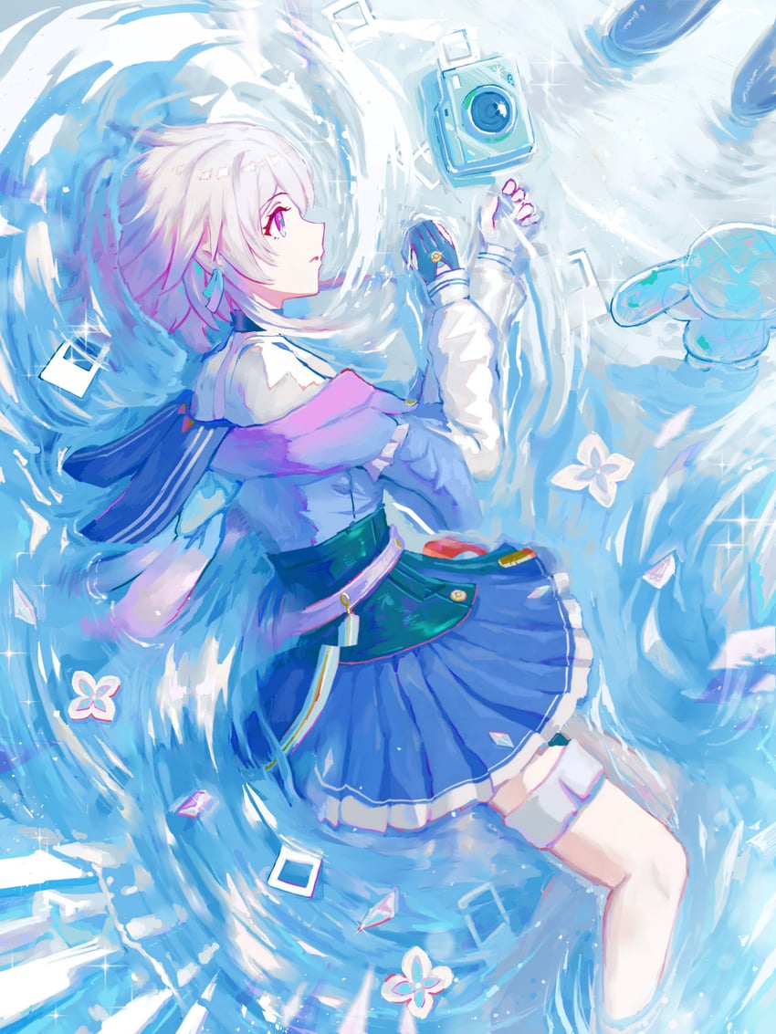 march 7th (honkai and 1 more) drawn by isome