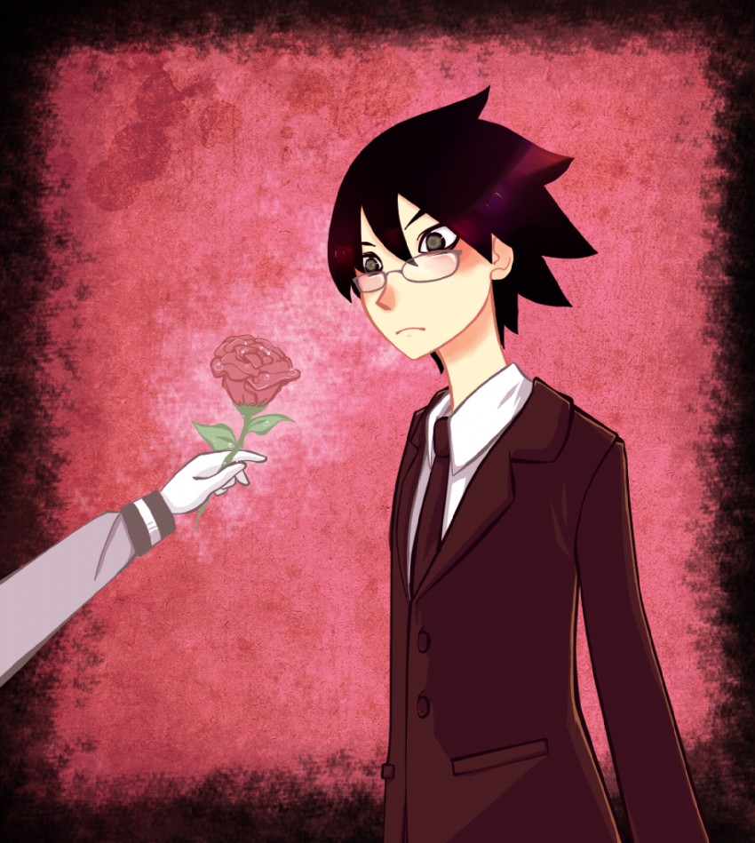 itoshiki nozomu (sayonara zetsubou sensei) drawn by orenji_iro