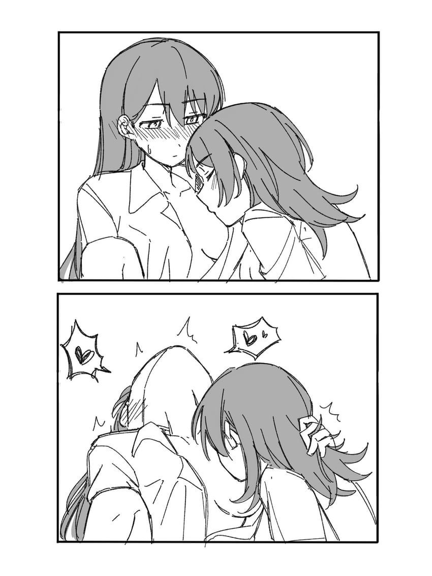 shiina taki and yahata umiri (bang dream! and 1 more) drawn by jenjen